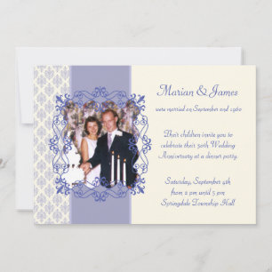 Photo 50th Wedding Anniversary Party Invitation