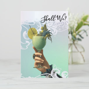 *~* PHOTO A101 Ornate Cocktail 2 BACHELORETTE  Invitation