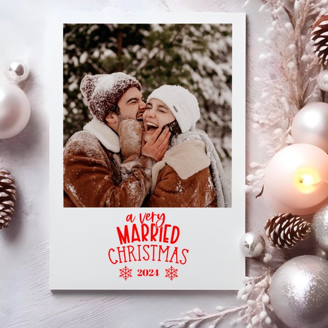 Photo A Very Married Christmas Holiday Card (Creator Uploaded)