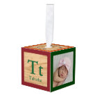 Photo ABC Blocks Birth Stats Keepsake