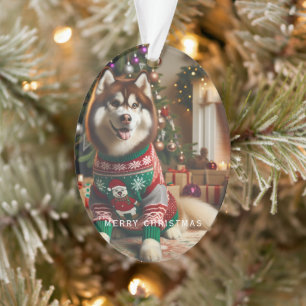 Photo Add Message Acrylic Ornament