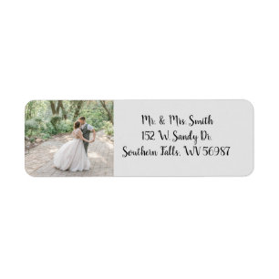 Photo Address Label Return Address Label