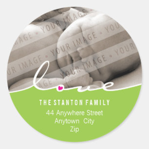 PHOTO ADDRESS STICKER :: love divide 6