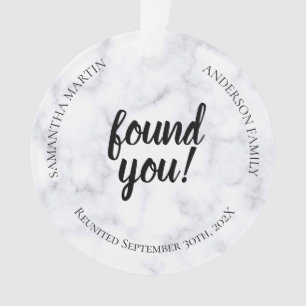 Photo Adoption reunion Ornament
