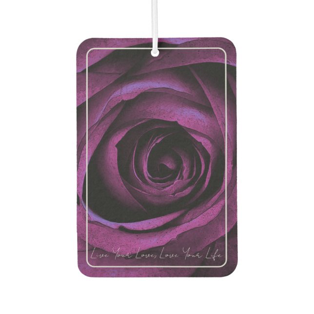 Photo Air Freshener with Text  - HAMbyWG (Front)