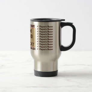 PHOTO and ALL Player's NAMES Coach Gift Ideas Travel Mug