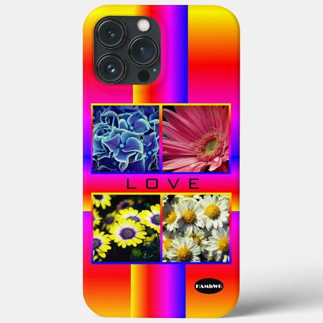 Photo and Monogram Cell Phone Case HAMbyWG (Back)