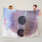 Photo And Name Fleece Blanket Soft And Cosy Gift