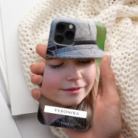 Photo and name personalised modern typography iPho