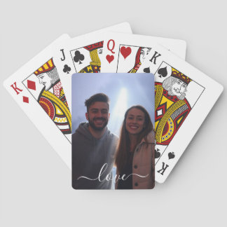  Photo and Text 2 Photo Collage  Playing Cards