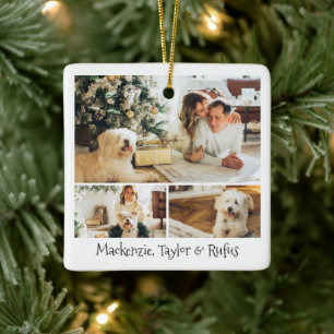Photo and Text Custom Personalised Ceramic Ornament