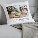 Photo and Text Custom Personalized Cushion<br><div class="desc">Add your own photo and text to this customizable throw pillow.. ideal for Christmas .. personalized to suit your requirements .. home soft furnishings from Ricaso</div>