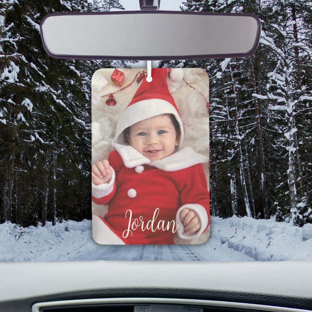 Photo and Text Personalised Keepsake   Car Air Freshener (Photo and Text Personalized Keepsake Air Freshener)