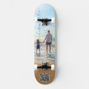 Photo and Text Skateboard Your Summer Design