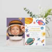 Photo Astronaut Planets Space Boy  Birthday