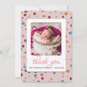 Photo Baby Shower Birth Announcement Thank You