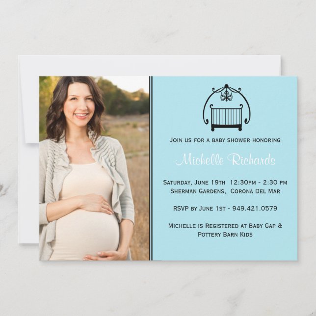 Photo Baby Shower Invitation (Front)