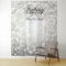 Photo Backdrop 50th Birthday Silver Glitter Lights