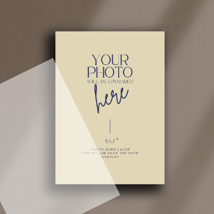 Photo Background Card for Vellum Save The Date