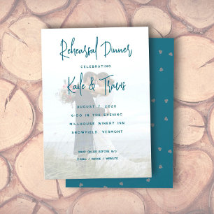 Photo Background Pre-wedding Party Invitation