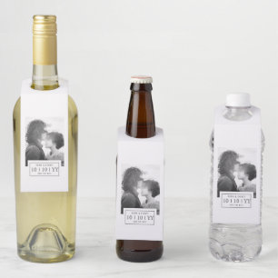 Photo Badge   Save the Date   Bottle Tag   White