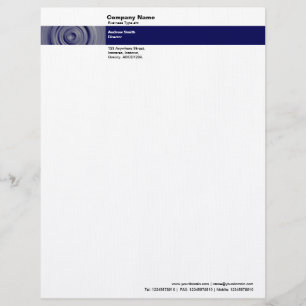 Photo Band - Abstract Wheel Custom Letterhead