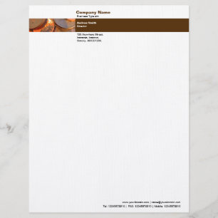 Photo Band - British Money Custom Letterhead