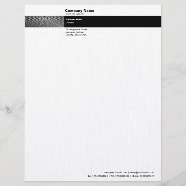 Photo Band - Rings Personalized Letterhead (Front)