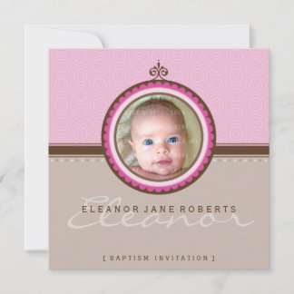 PHOTO BAPTISM INVITES :: fanciful 3SQ