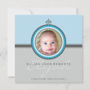 PHOTO BAPTISM INVITES :: fanciful 4SQ