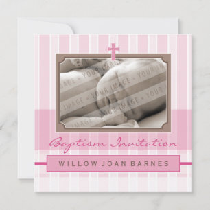 PHOTO BAPTISM INVITES :: stylishly 2SQ