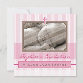 PHOTO BAPTISM INVITES :: stylishly 2SQ