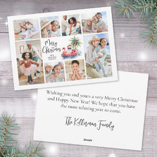 Photo Beach Christmas Holiday Card