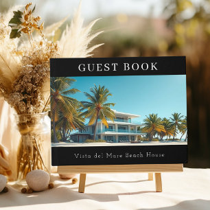 Photo beach house family vacation home guest  guest book