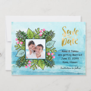 Photo Beach Wedding Save the Date