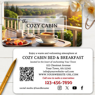 Photo Bed and Breakfast Business Card