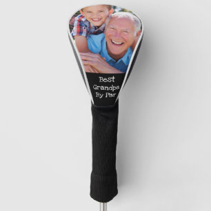 Photo Best Grandpa By Par Personalised Fun Golf Head Cover