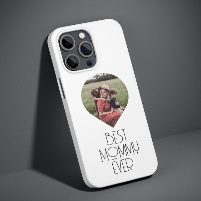 Photo Best Mummy Ever Modern Script Case-Mate iPhone Case (Creator Uploaded)
