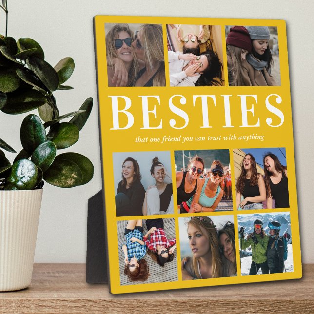 Photo Bestie Gift | Best Friend Plaque (Creator Uploaded)