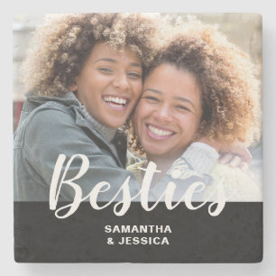 Photo Besties  Stone Coaster
