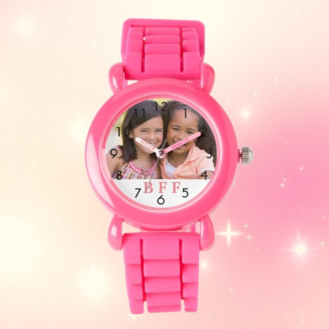 Photo BFF best friends forever girl pink Watch (Creator Uploaded)