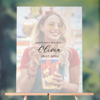 Photo Birthday Guest Signature