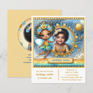 Photo Birthday Little Black Fairy African Princess