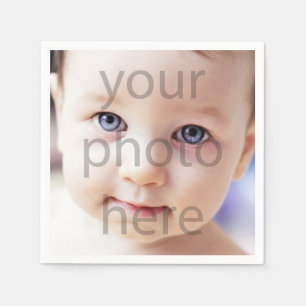 Photo Birthday Napkin