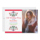 Photo Birthday Party Floral Fiesta Mexican Viva