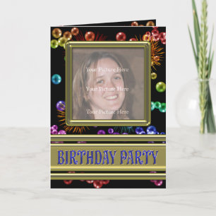 Photo Birthday party Invitation