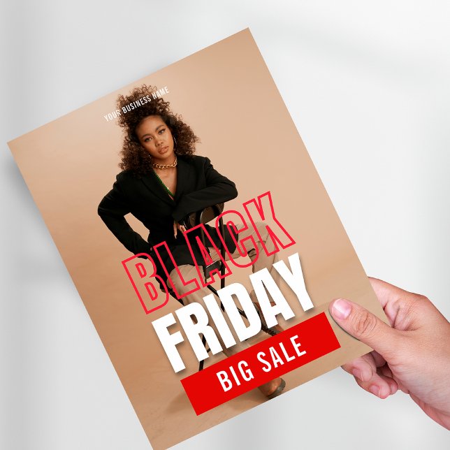 Photo Black Friday Big Sale Product Promo  Flyer (Photo Black Friday Big Sale Product Promo Flyer)