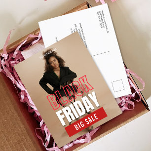 Photo Black Friday Big Sale Product Promo Postcard