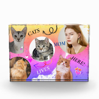 Photo Block - Cats Mum Lives Here