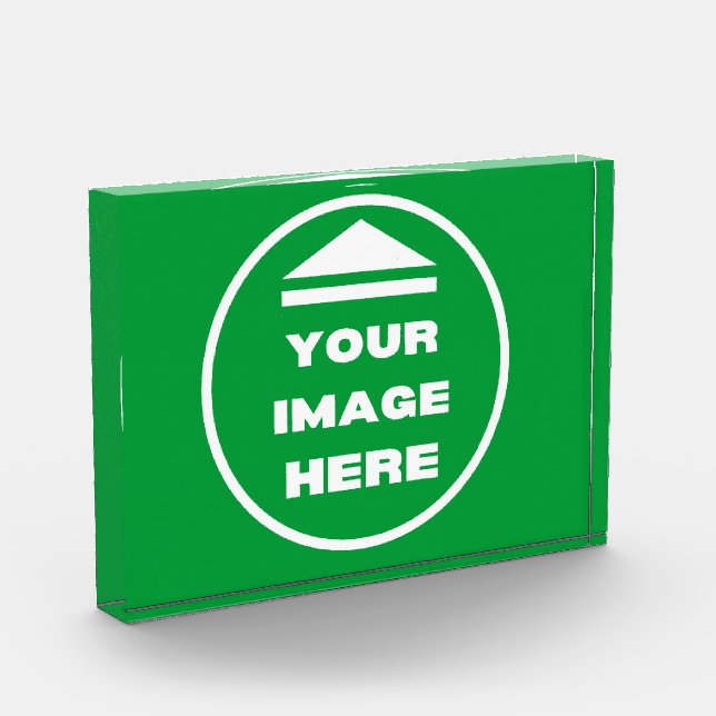 Photo Block - Personalised - Add Image / Text  (Left)